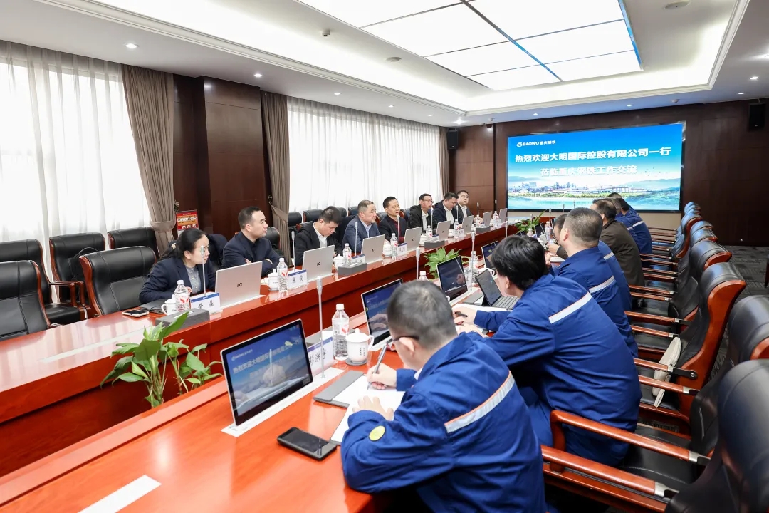 大明國(guó)際控股有限公司董事會(huì)主席周克明一行到訪(fǎng)重慶鋼鐵